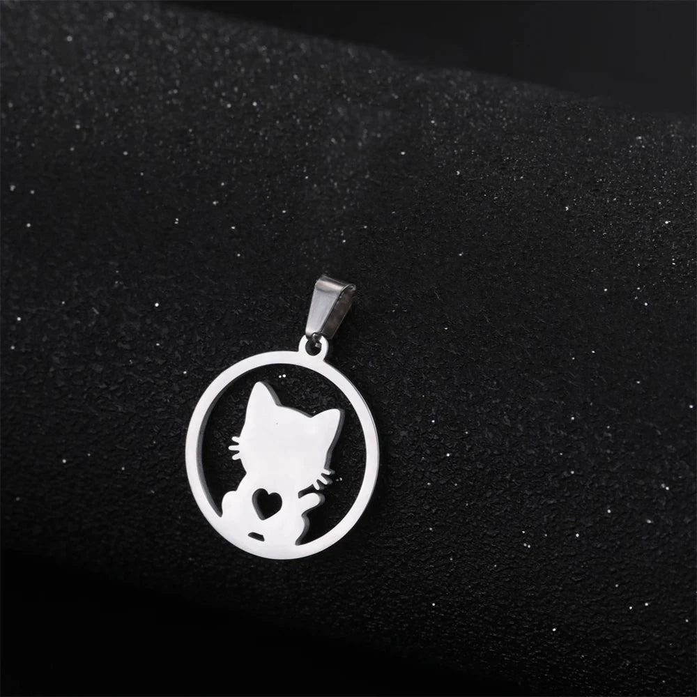 WhiskerGleam Cat Pendant