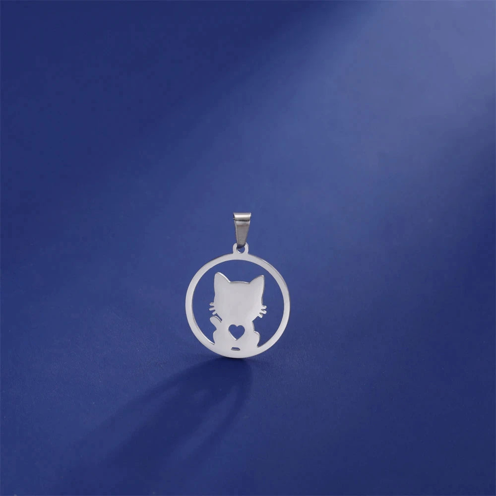 WhiskerGleam Cat Pendant