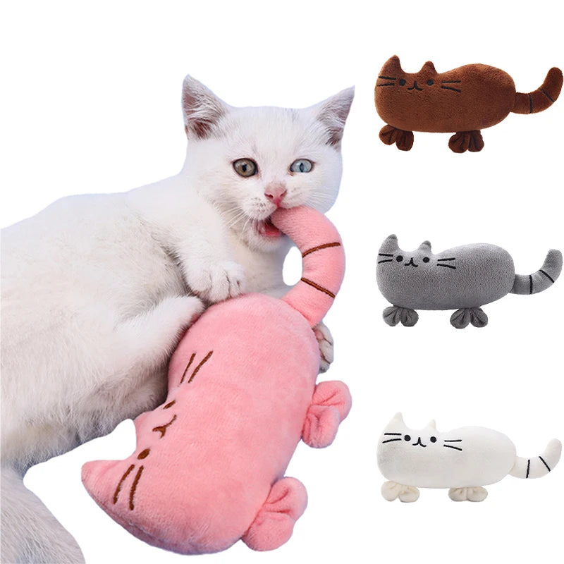 Squeaky Meow Plush Toy