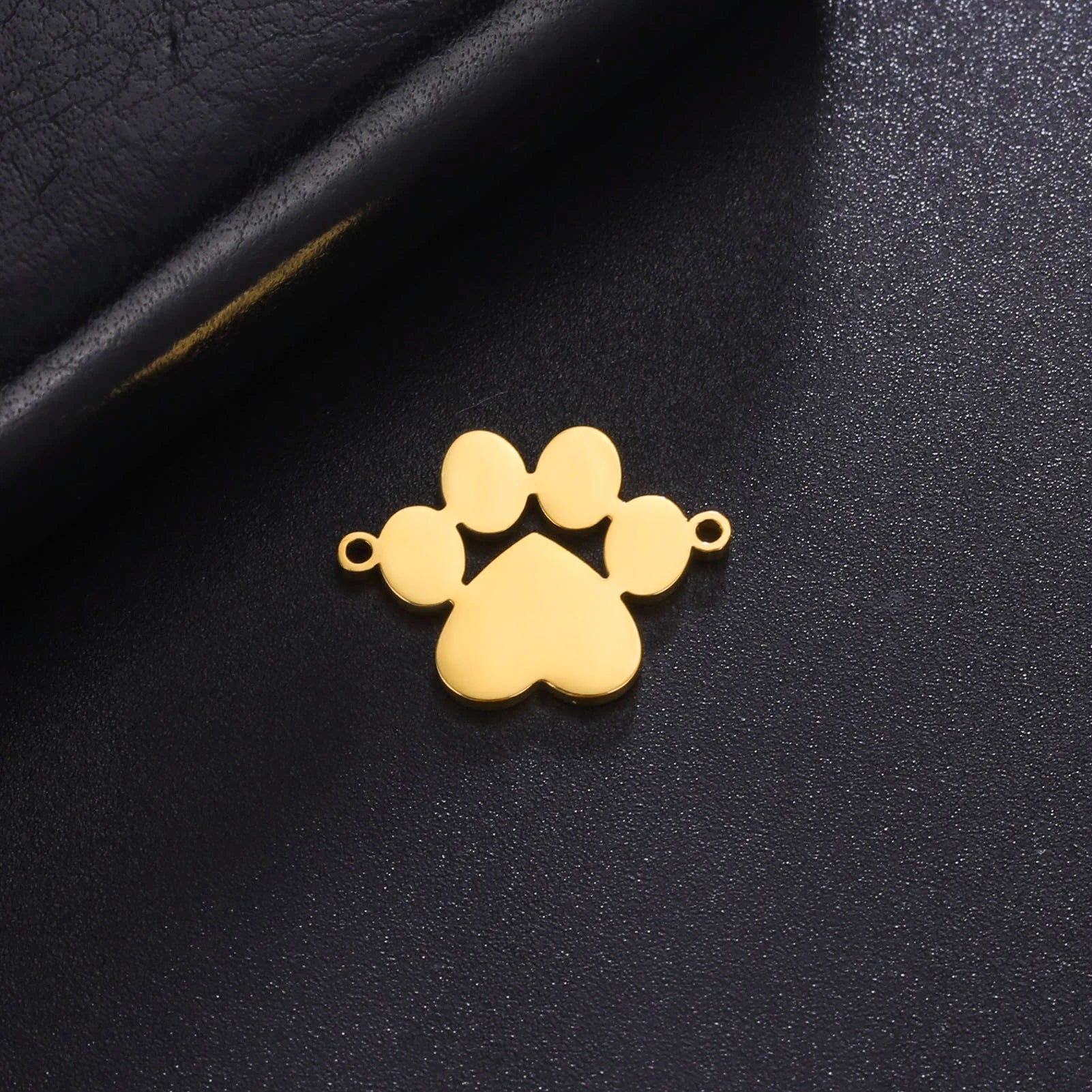 Paw Heart Charm Set - 10 pieces