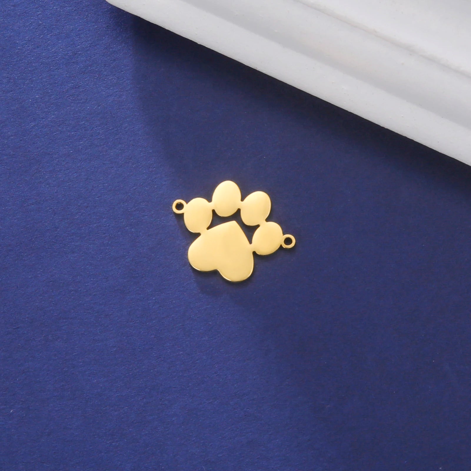 Paw Heart Charm Set - 10 pieces