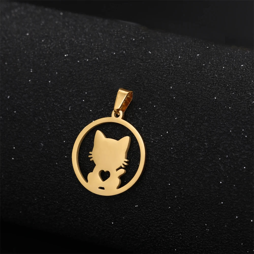 WhiskerGleam Cat Pendant